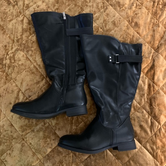 the avenue wide calf boots